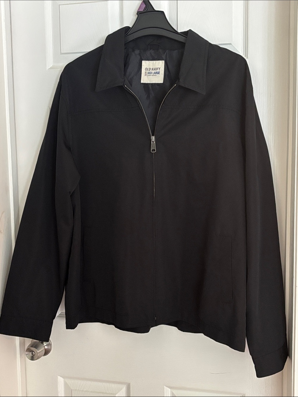 Old Navy Black Zip-Front Women's Jacket